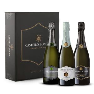 Confezione 3 bottiglie Degustazione Franciacorta Astuccio - Castello Bonomi