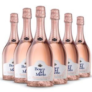 Confezione 6 bottiglie Prosecco Rosé Brut – Bosco del Merlo