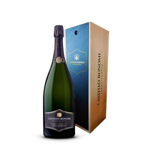 Franciacorta Cruperdu Brut DOCG Magnum - Cassetta Legno - Castello Bonomi